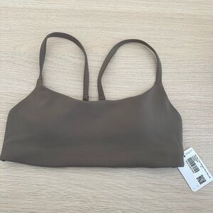 NWT Lululemon Wunder Train Strappy Bra A/B size 6 color nomad
